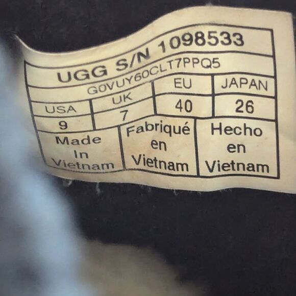 Ugg Quilted Booties 9 Boho Grunge Cozycore Cabincore Coastal Cowgirl Preppy - Picture 2 of 14